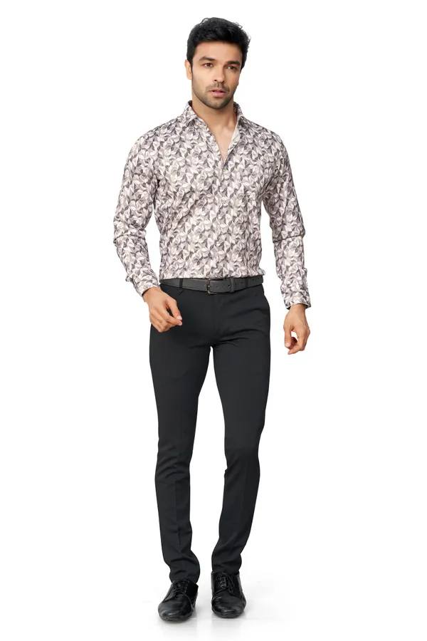Dark_Grey_Printed_Full_Sleeves_Formal_Shirt_For_Men
