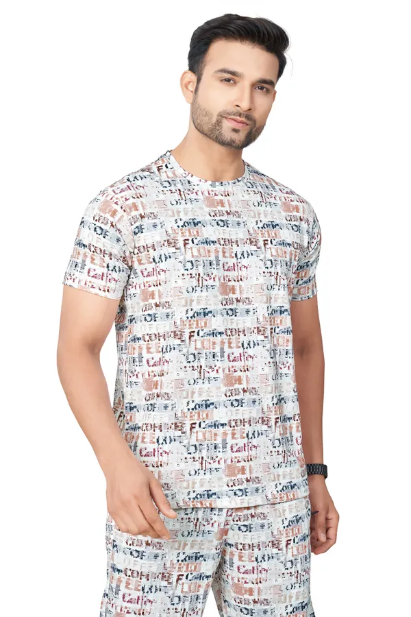 Dark_Peach_Printed_Half_Sleeves_Imported_Trendy_&_Comfortable_Co-Ord_Set_For_Men
