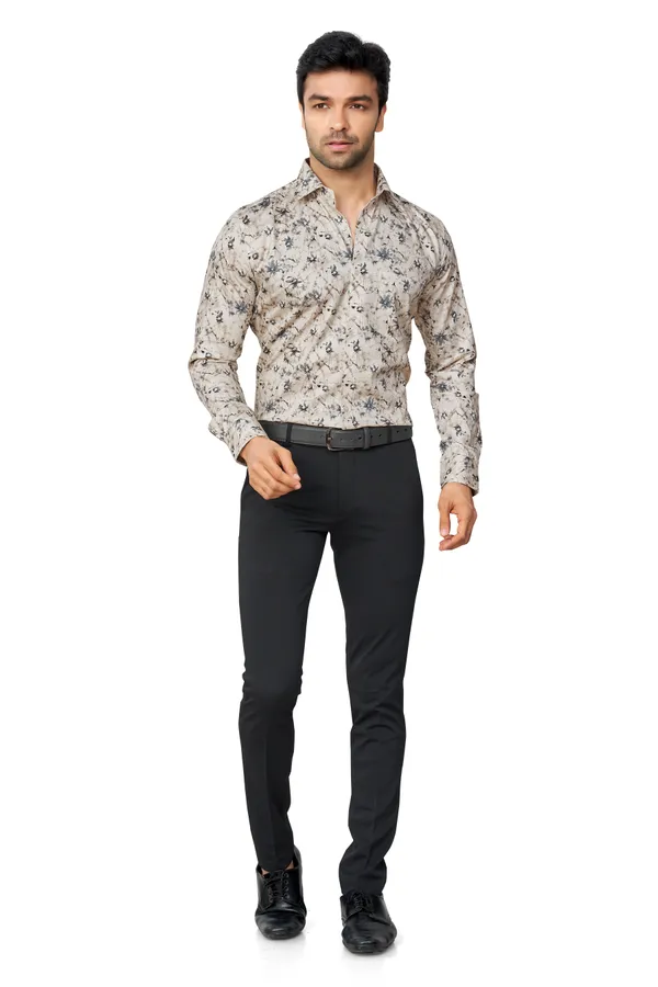 Fawn_Printed_Full_Sleeves_Formal_Shirt_For_Men