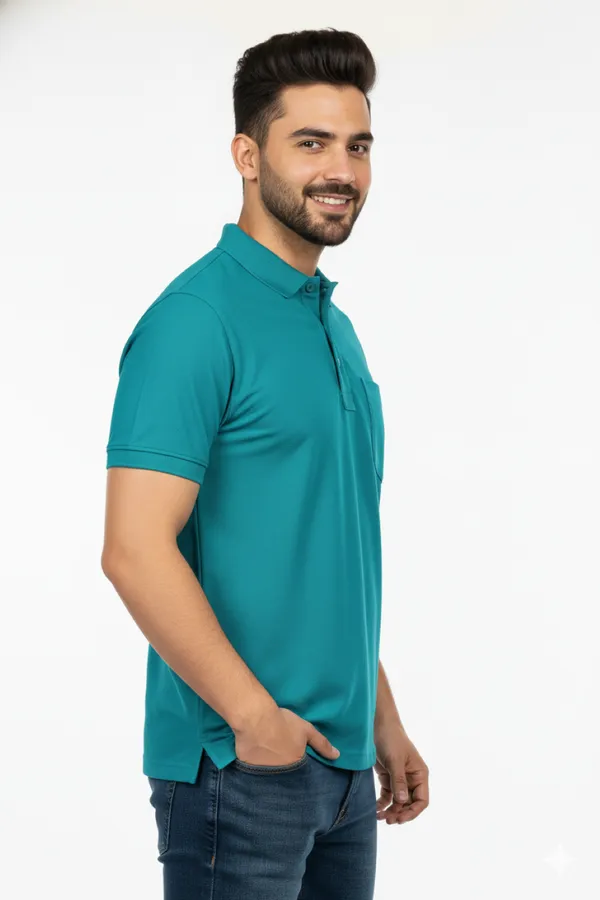 Rust_Green_Half_Sleeves_Sinker_T-Shirt_For_Men