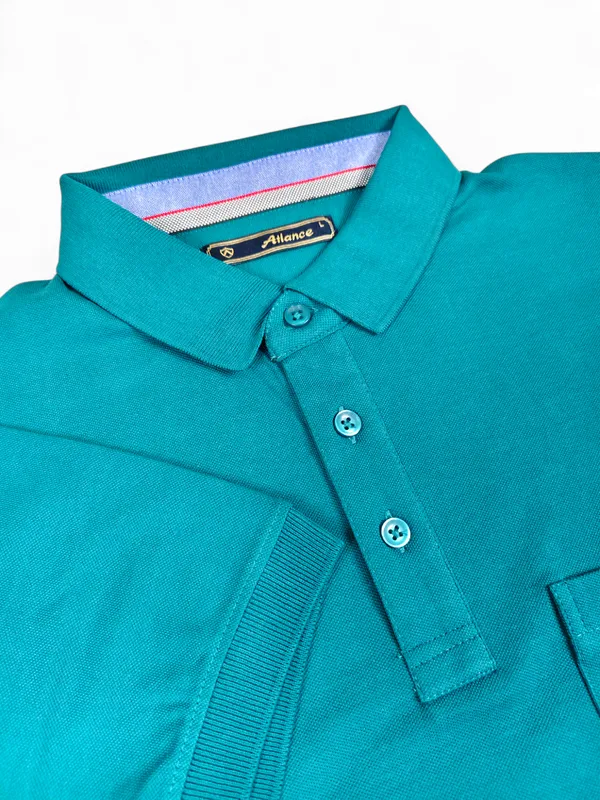 Rust_Green_Half_Sleeves_Sinker_T-Shirt_For_Men