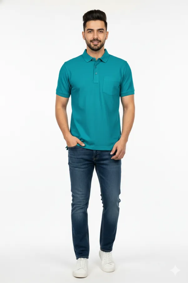 Rust_Green_Half_Sleeves_Sinker_T-Shirt_For_Men