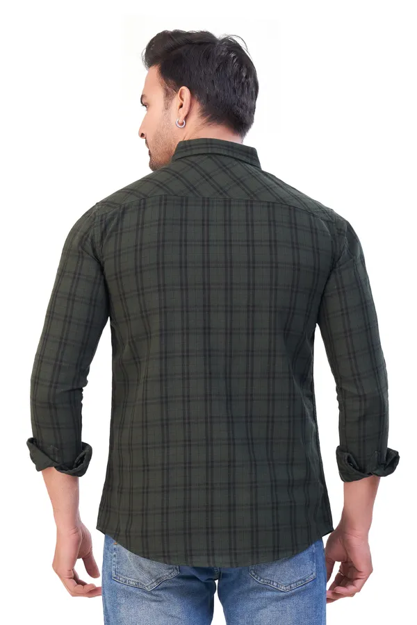 Green_Checks_Premium_&_Elegant_Casual_Shirt_For_Men