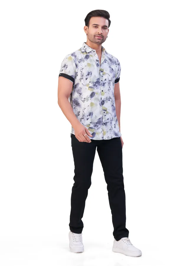 Green_Print_Premium_&_Elegant_Casual_Shirt_For_Men