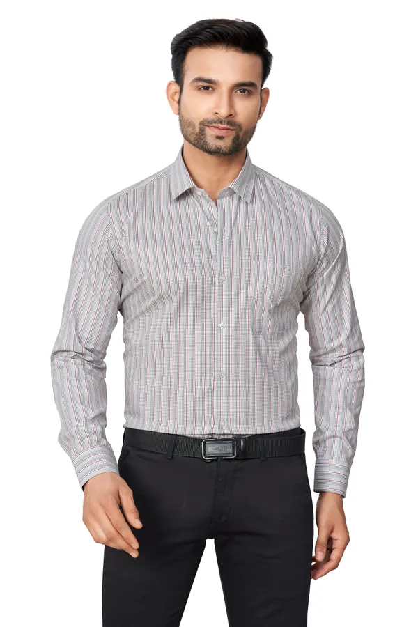 Grey_Checks_Full_Sleeves_Formal_Shirt_For_Men