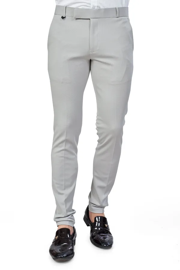 Light_Grey_Textured_Plain_Stylish_&_Comfortable_Bottomwear_Trouser_For_Men