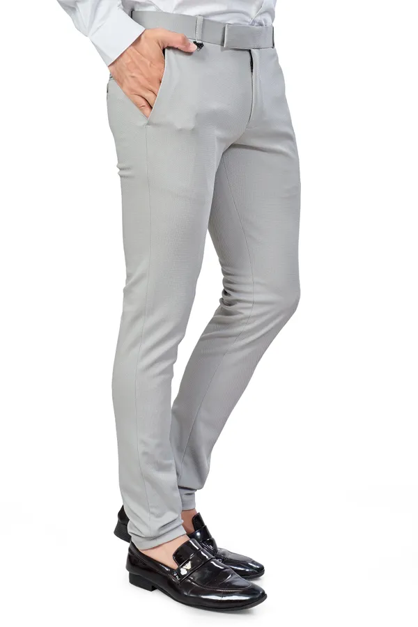 Light_Grey_Textured_Plain_Stylish_&_Comfortable_Bottomwear_Trouser_For_Men