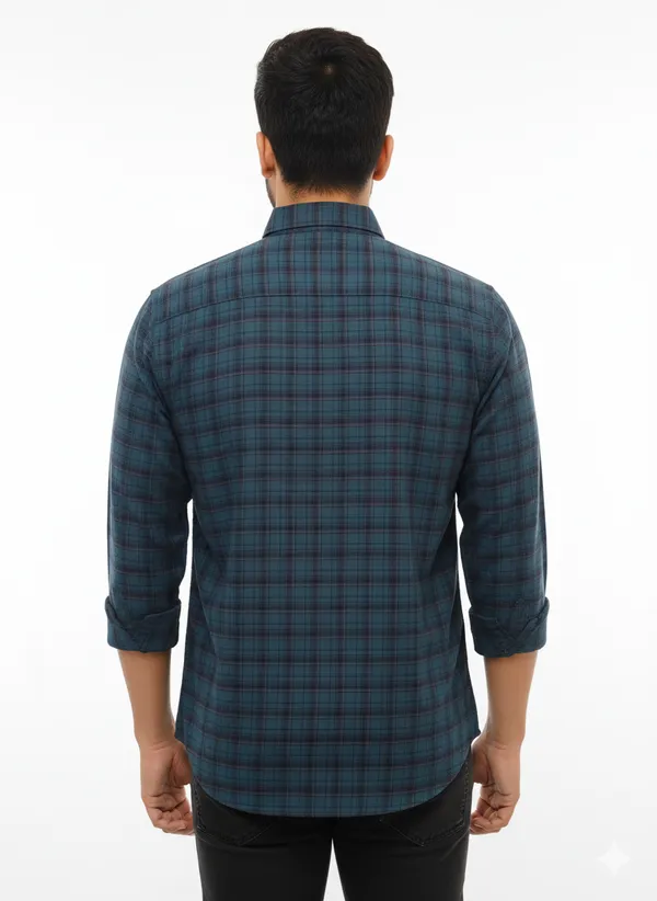 Pastel_Blue_Premium_&_Elegant_Casual_Check_Shirt_For_Men
