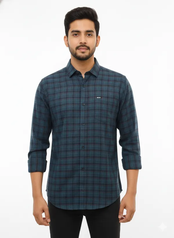 Pastel_Blue_Premium_&_Elegant_Casual_Check_Shirt_For_Men