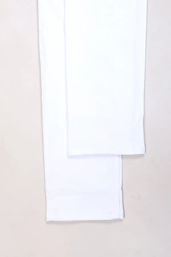 White_Plain_Premium_&_Elegant_Jeans_For_Men