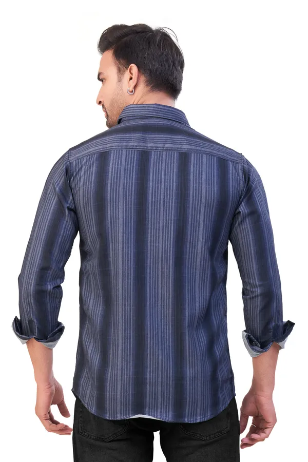 Navy_Blue_Lining_Premium_&_Elegant_Casual_Shirt_For_Men