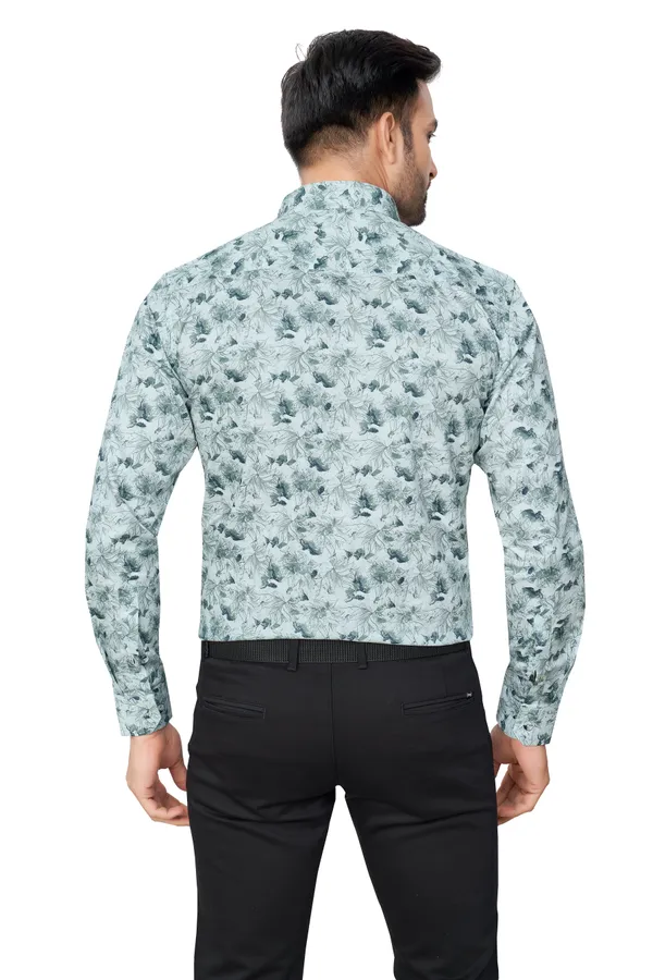 Olive_Printed_Full_Sleeves_Formal_Shirt_For_Men