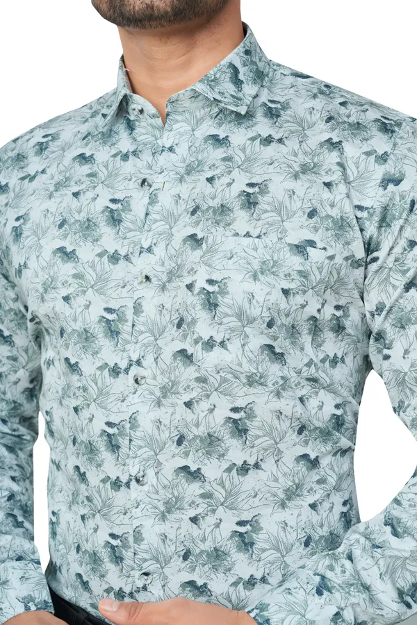 Olive_Printed_Full_Sleeves_Formal_Shirt_For_Men