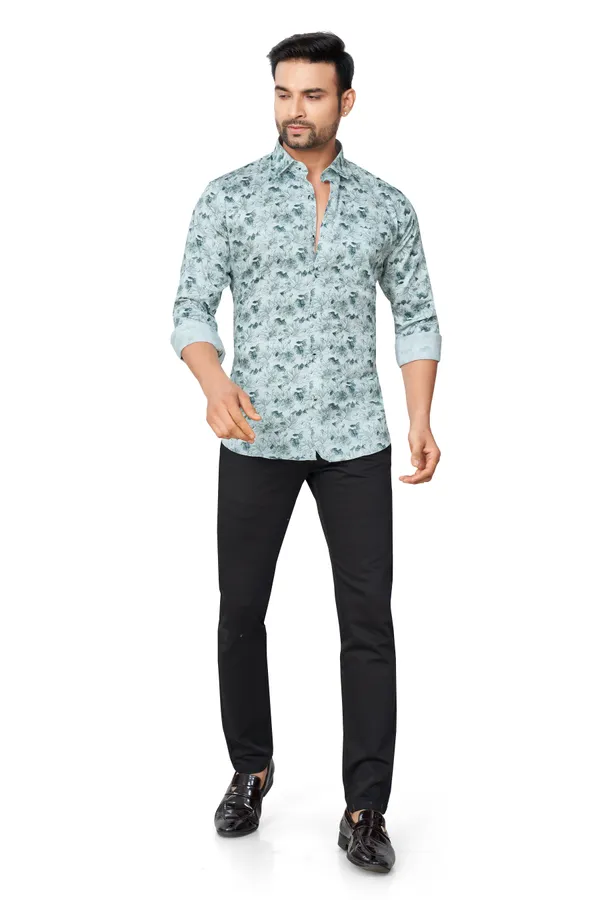 Olive_Printed_Full_Sleeves_Formal_Shirt_For_Men
