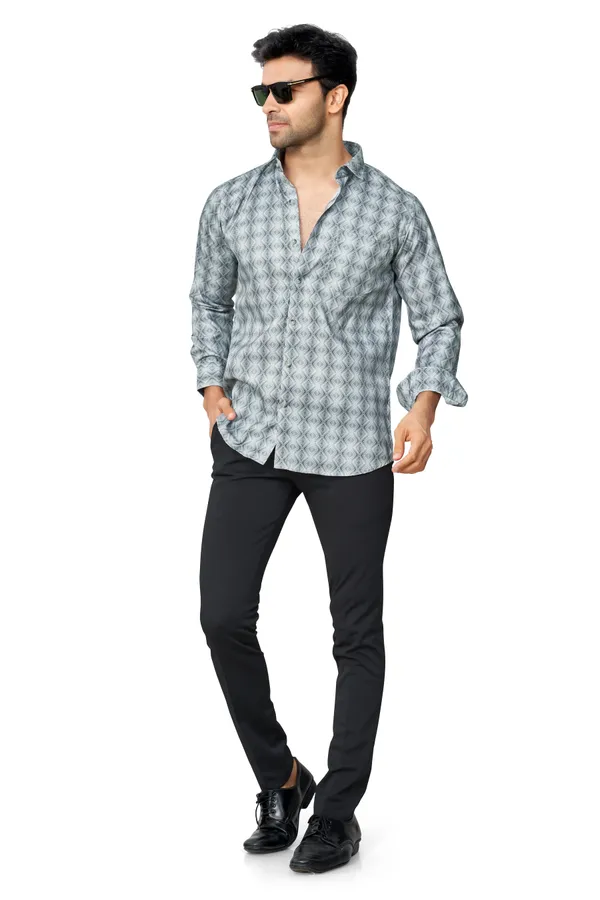 Olive_Printed_Full_Sleeves_Formal_Shirt_For_Men