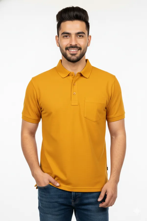 Mustard_Half_Sleeves_Sinker_T-Shirt_For_Men