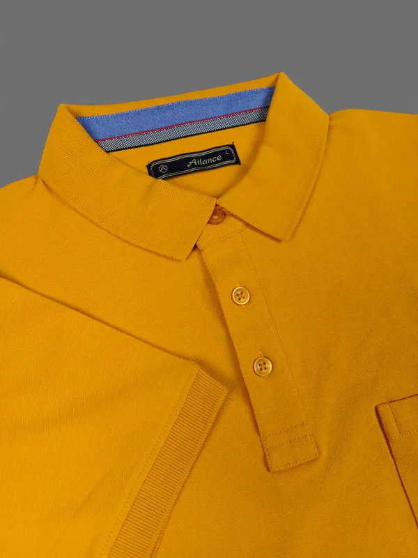 Mustard_Half_Sleeves_Sinker_T-Shirt_For_Men