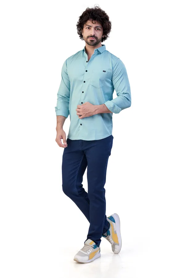 Sky_Blue_Lining_Premium_&_Elegant_Casual_Shirt_For_Men