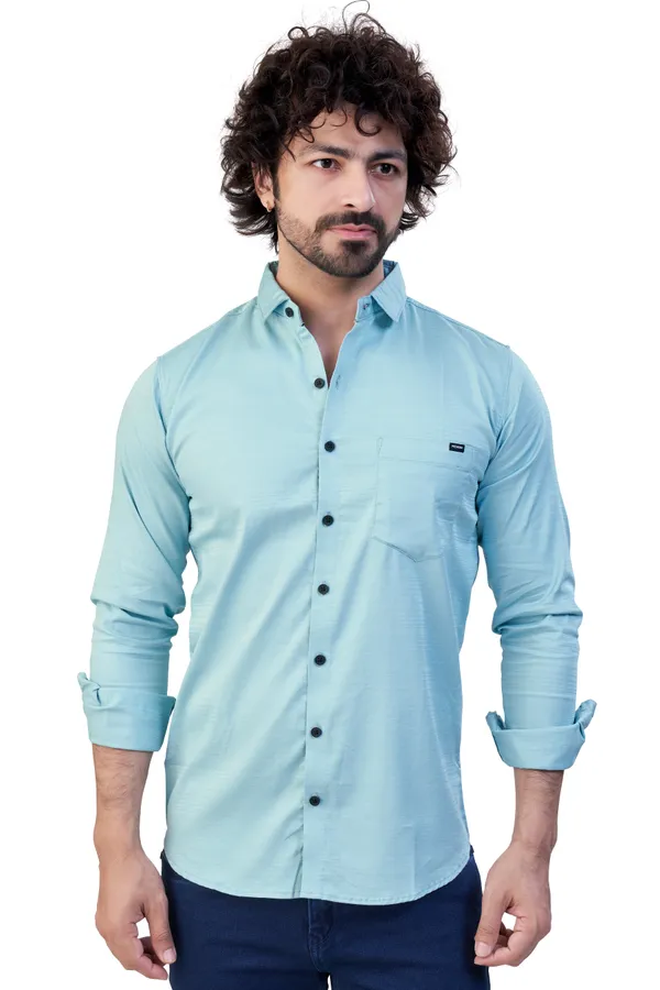 Sky_Blue_Lining_Premium_&_Elegant_Casual_Shirt_For_Men