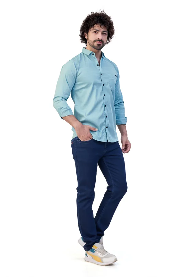 Sky_Blue_Lining_Premium_&_Elegant_Casual_Shirt_For_Men