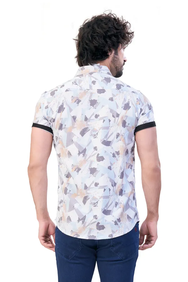Sky_Blue_Print_Premium_&_Elegant_Casual_Shirt_For_Men