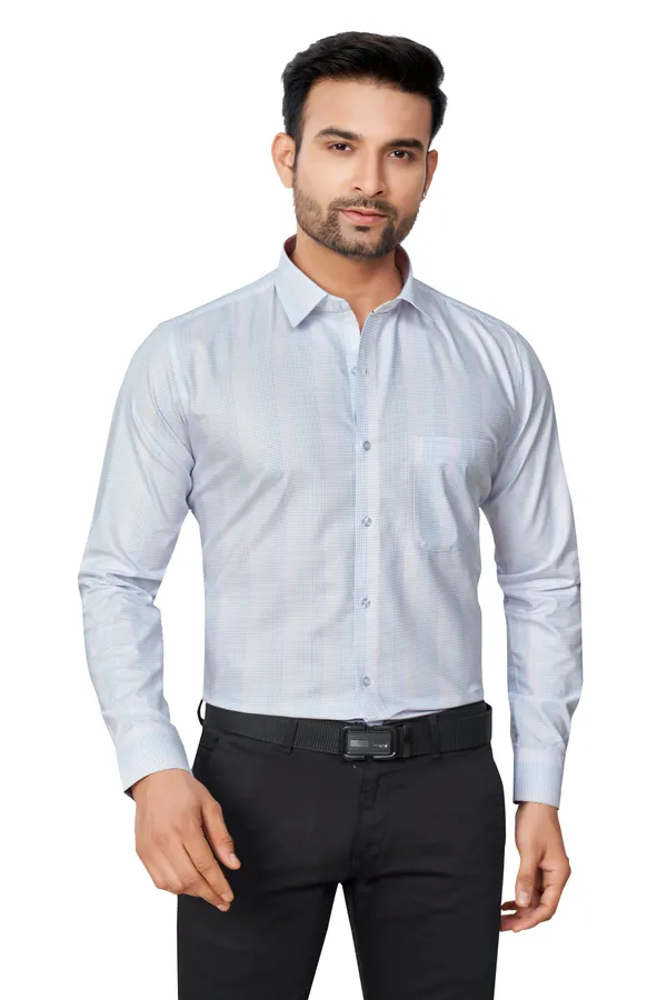 Sky_Blue_Checks_Full_Sleeves_Formal_Shirt_For_Men