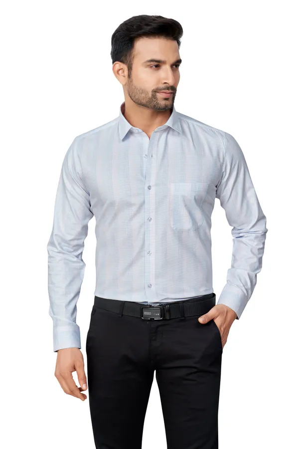 Sky_Blue_Checks_Full_Sleeves_Formal_Shirt_For_Men