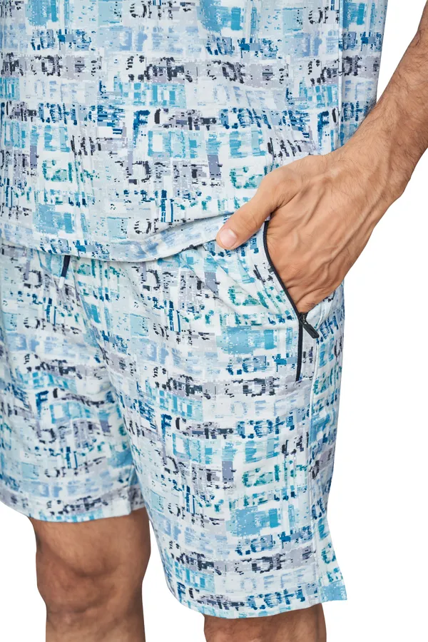 Sky_Blue_Printed_Half_Sleeves_Imported_Trendy_&_Comfortable_Co-Ord_Set_For_Men