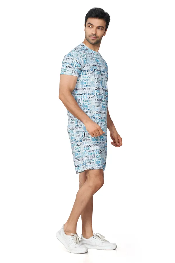 Sky_Blue_Printed_Half_Sleeves_Imported_Trendy_&_Comfortable_Co-Ord_Set_For_Men