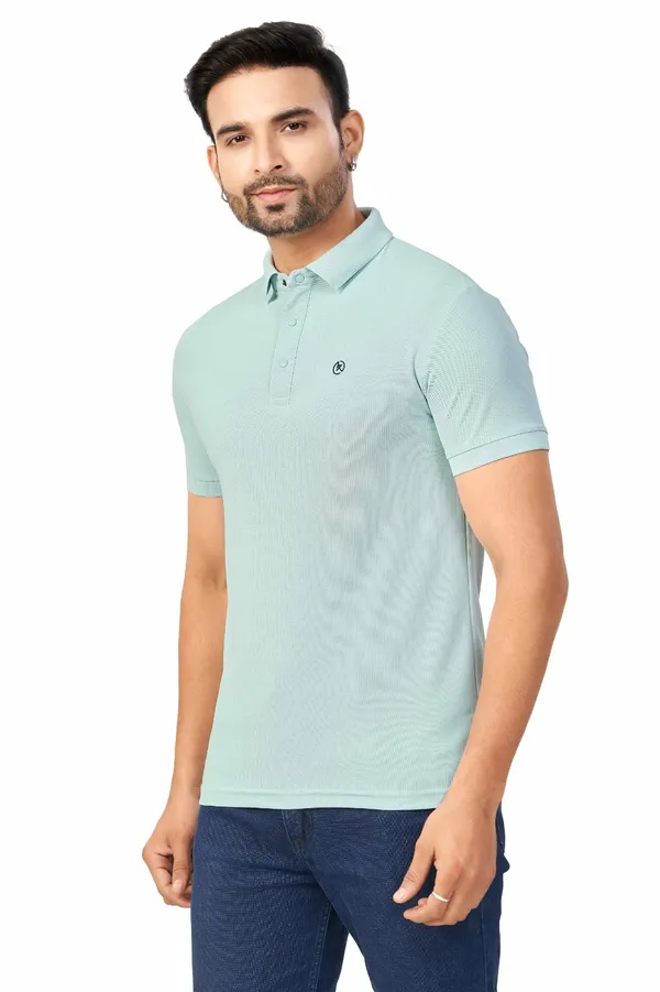 Sky_Blue_Plain_Collar_Half_Sleeve_Sinker_Premium_&_Elegant_Casual_&_Sports_Wear_T-Shirt_For_Men