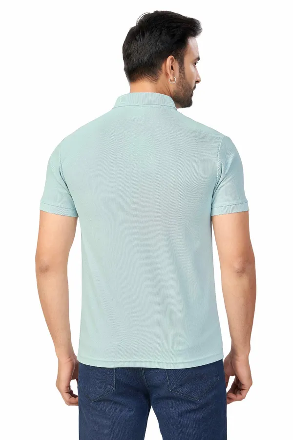Sky_Blue_Plain_Collar_Half_Sleeve_Sinker_Premium_&_Elegant_Casual_&_Sports_Wear_T-Shirt_For_Men