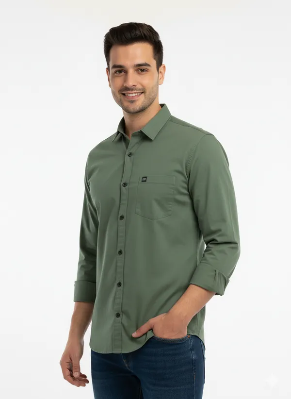 Dard_Pista_Solid_Premium_&_Elegant_Casual_Shirt_For_Men