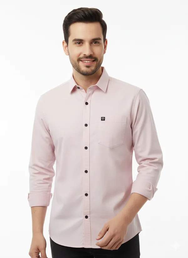Pink_Solid_Premium_&_Elegant_Casual_Shirt_For_Men
