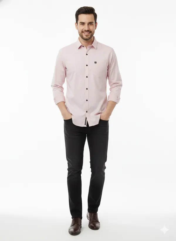 Pink_Solid_Premium_&_Elegant_Casual_Shirt_For_Men