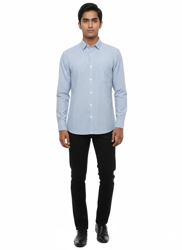 Blue_Striped_Premium_&_Elegant_Casual_Shirt_For_Men
