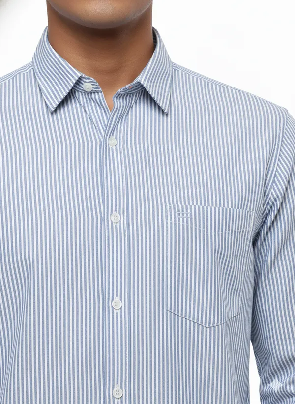 Blue_Striped_Premium_&_Elegant_Casual_Shirt_For_Men