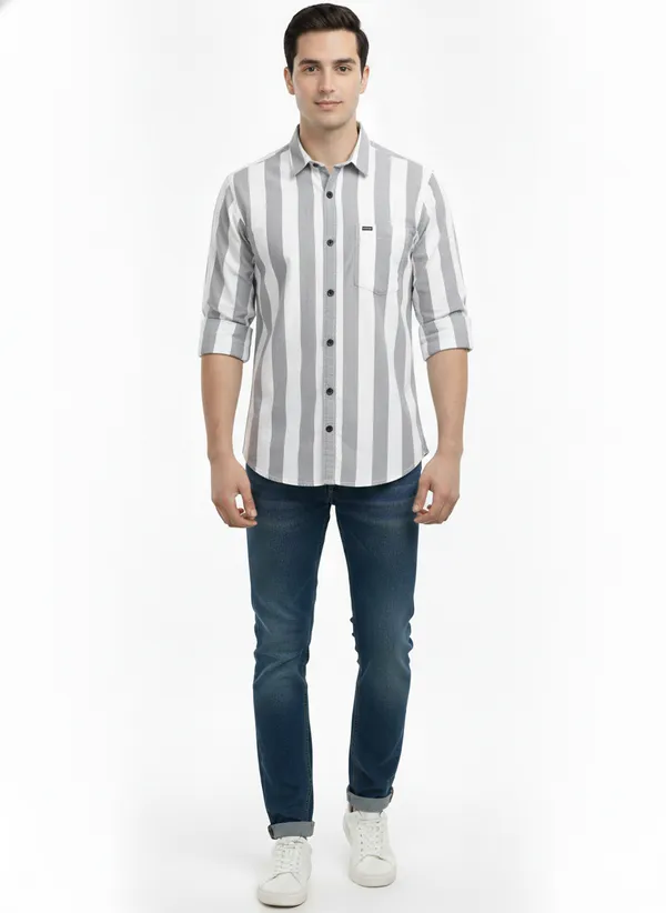 Grey_Striped_Premium_&_Elegant_Casual_Shirt_For_Men