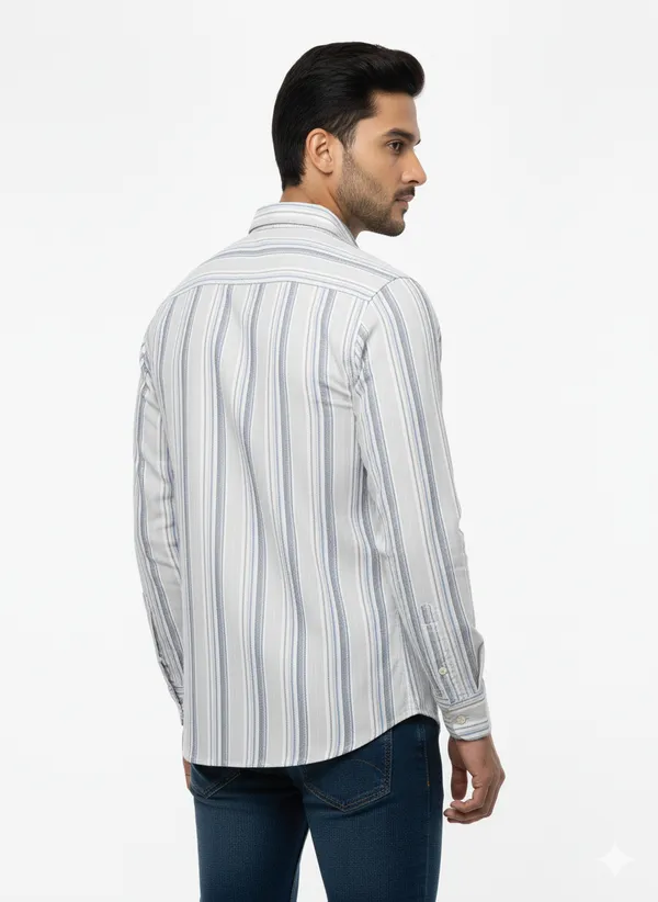 Grey_Striped_Premium_&_Elegant_Casual_Shirt_For_Men