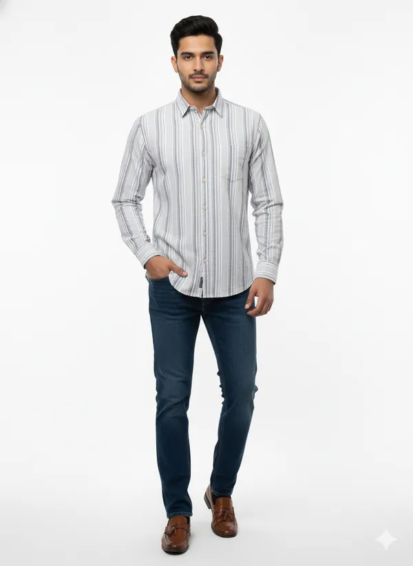 Grey_Striped_Premium_&_Elegant_Casual_Shirt_For_Men
