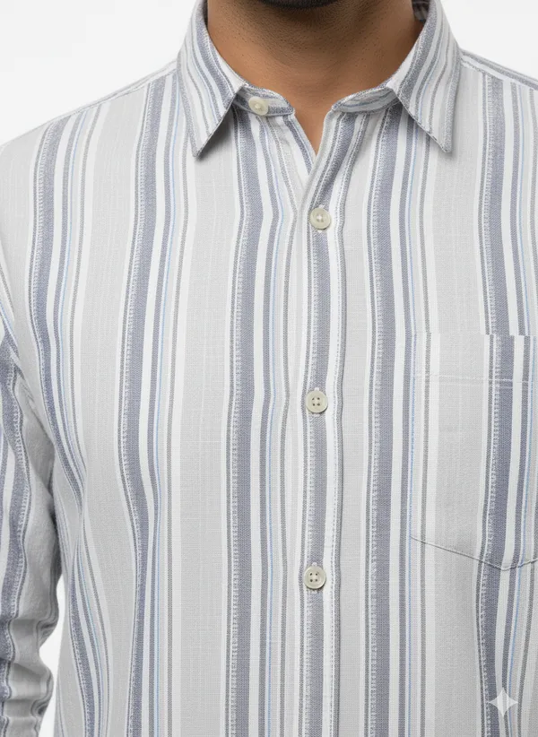 Grey_Striped_Premium_&_Elegant_Casual_Shirt_For_Men