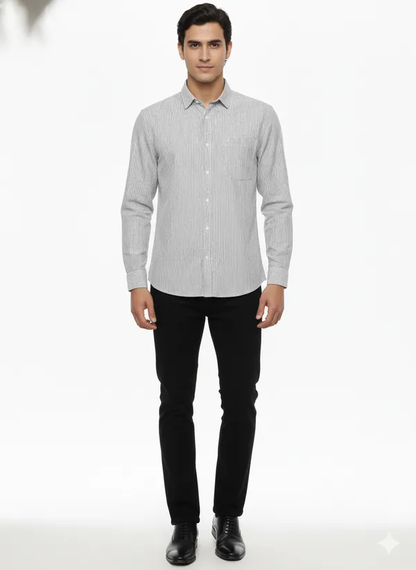 Grey_Striped_Premium_&_Elegant_Casual_Shirt_For_Men