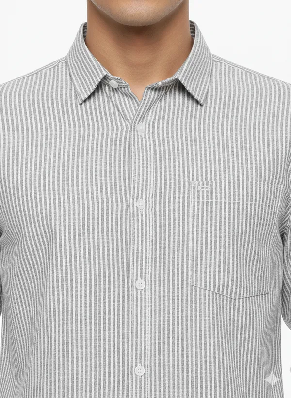 Grey_Striped_Premium_&_Elegant_Casual_Shirt_For_Men