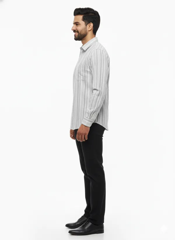 Light_Grey_Striped_Premium_&_Elegant_Casual_Shirt_For_Men