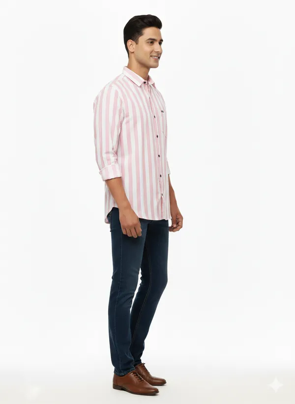 Pink_Striped_Premium_&_Elegant_Casual_Shirt_For_Men