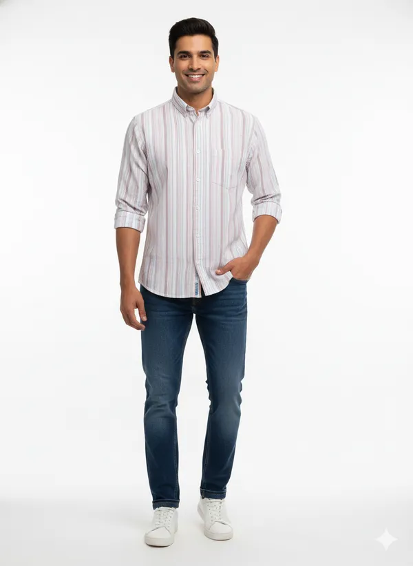 Pink_Striped_Premium_&_Elegant_Casual_Shirt_For_Men