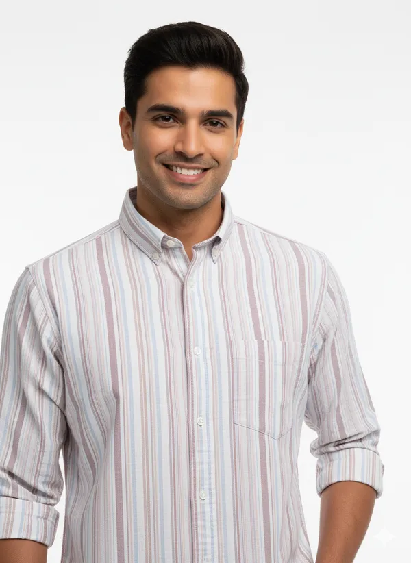 Pink_Striped_Premium_&_Elegant_Casual_Shirt_For_Men