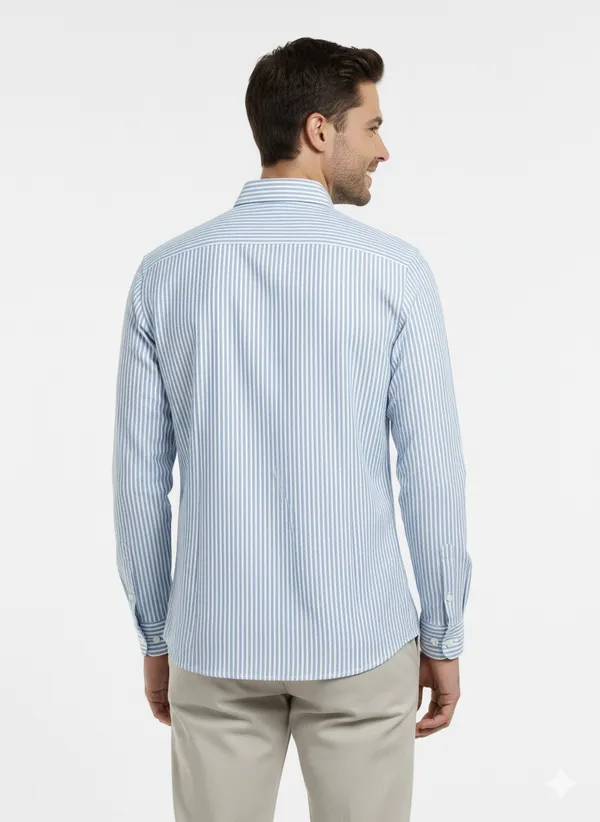 Sky_Blue_Striped_Premium_&_Elegant_Casual_Shirt_For_Men