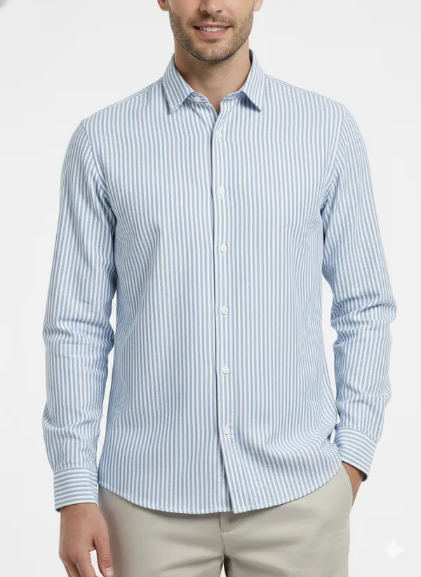 Sky_Blue_Striped_Premium_&_Elegant_Casual_Shirt_For_Men