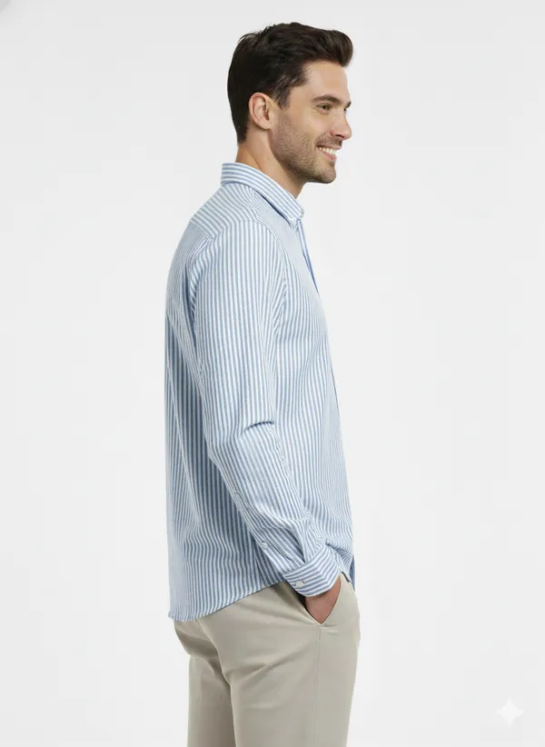 Sky_Blue_Striped_Premium_&_Elegant_Casual_Shirt_For_Men
