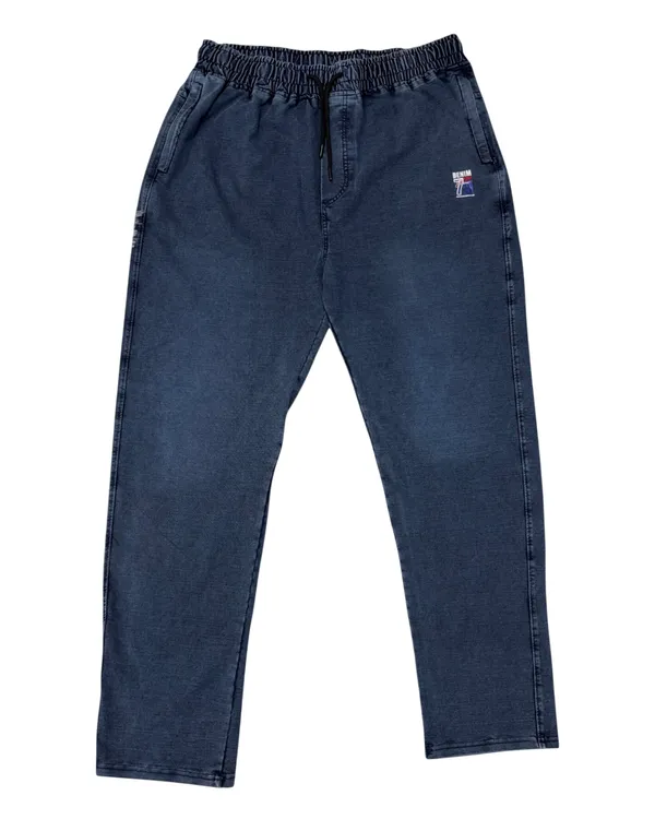 Blue_Stylish_&_Stretchable_Denim_With_Drawstring_Waist_Trackpant_For_Men